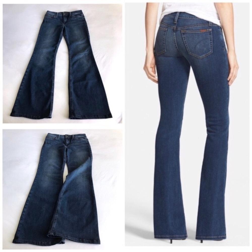 Joe’s flare dark blue jeans✨